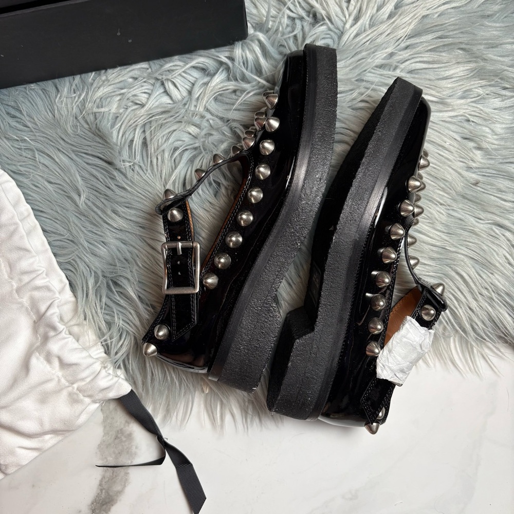Marc Jacobs the Mary Jane studded loafer flat in black - 36 - Picture 4 of 7